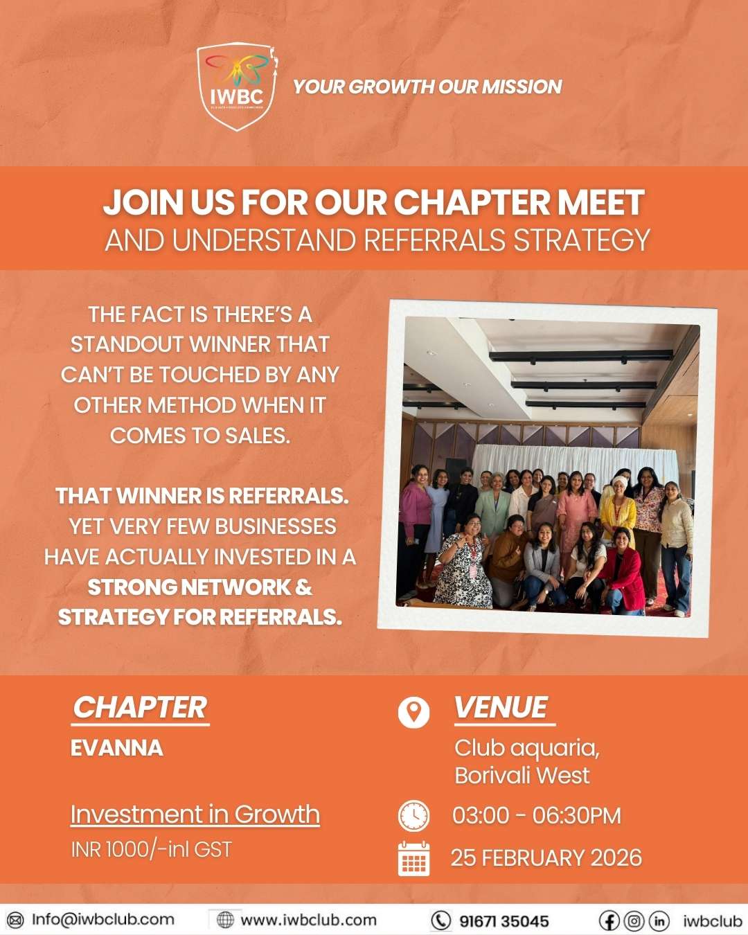 Chapter Evanna Social Meet